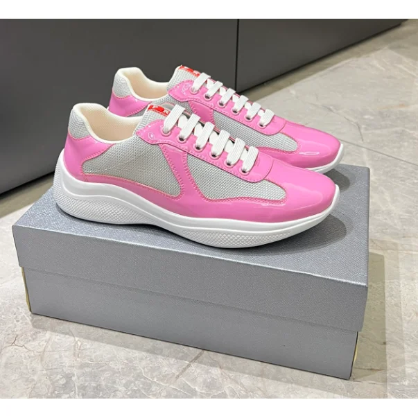 Prada Prada Runners Pink/Grey Sneakers Pink