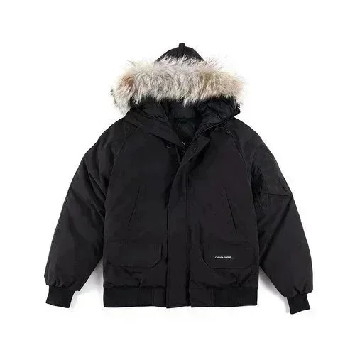 Canada Goose Canada Goose Expedition Black Fur Trim Parka Black - 1