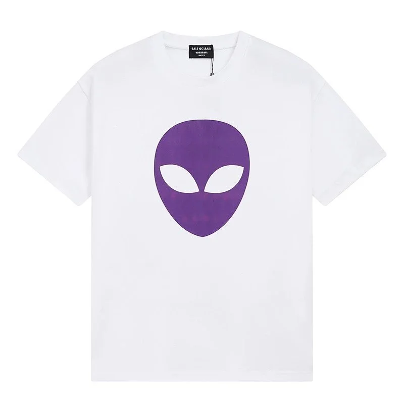 Balenciaga Balenciaga Alien Graphic T-Shirt White/Purple White - 1