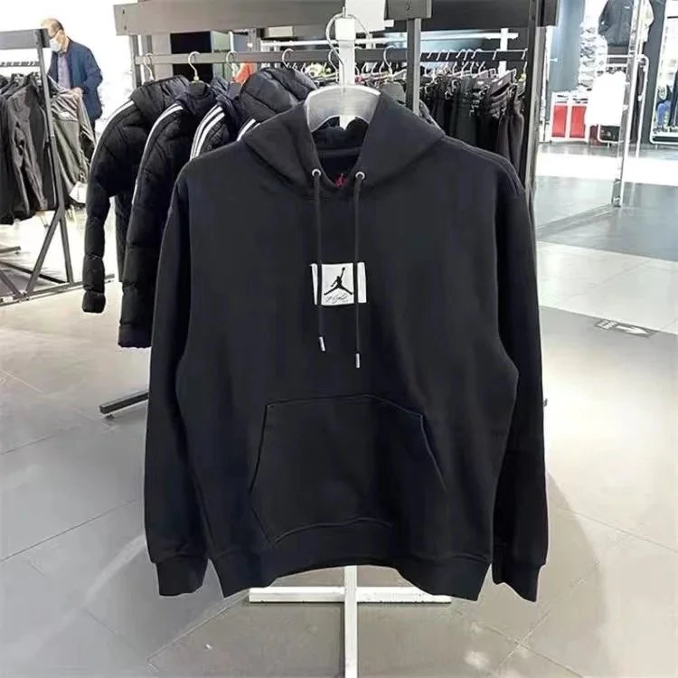 Nike Nike Air Jordan Black Hoodie with Jumpman Logo Black - 1