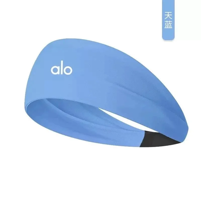 Alo Yoga Alo Sky Blue Headband Blue - 1