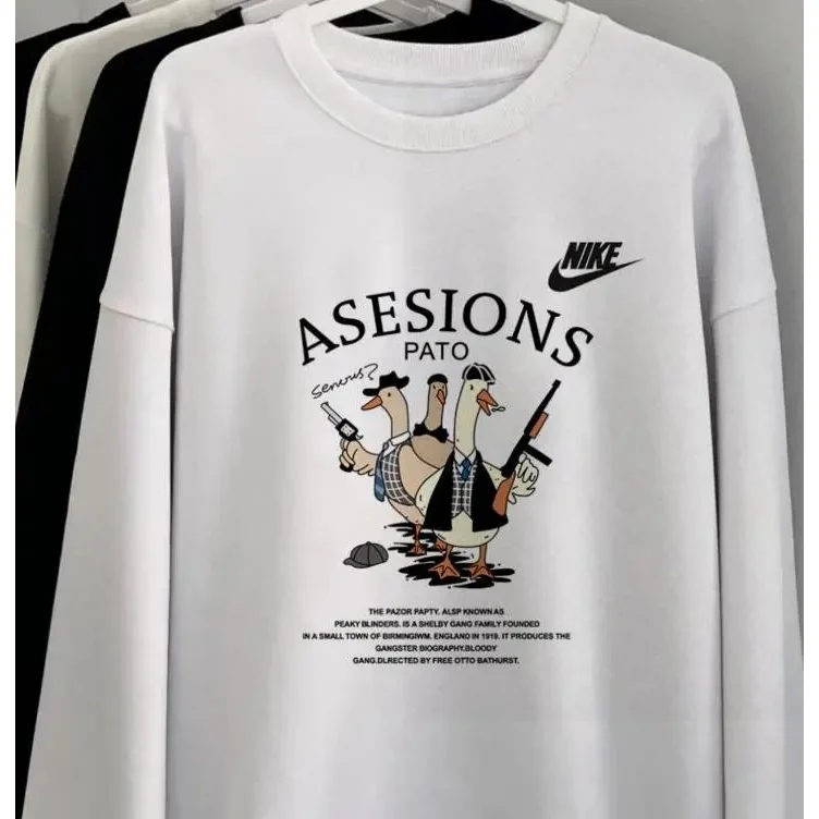 Nike Nike I-2 White Duck Graphic Sweatshirt White