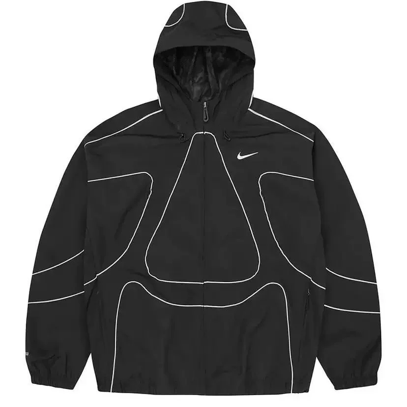 Nike Nike Black/White Reflective Windbreaker Jacket Black