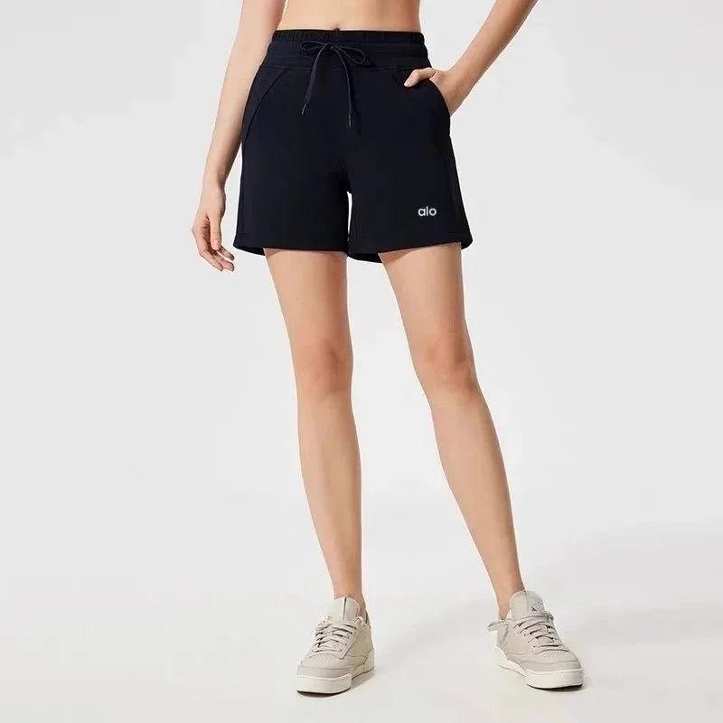 Alo Yoga Alo Solid Black Shorts Black - 1