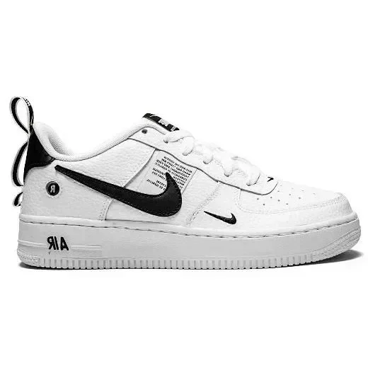 Nike Nike Air Force 1 White/Black Utility Sneakers White - 1