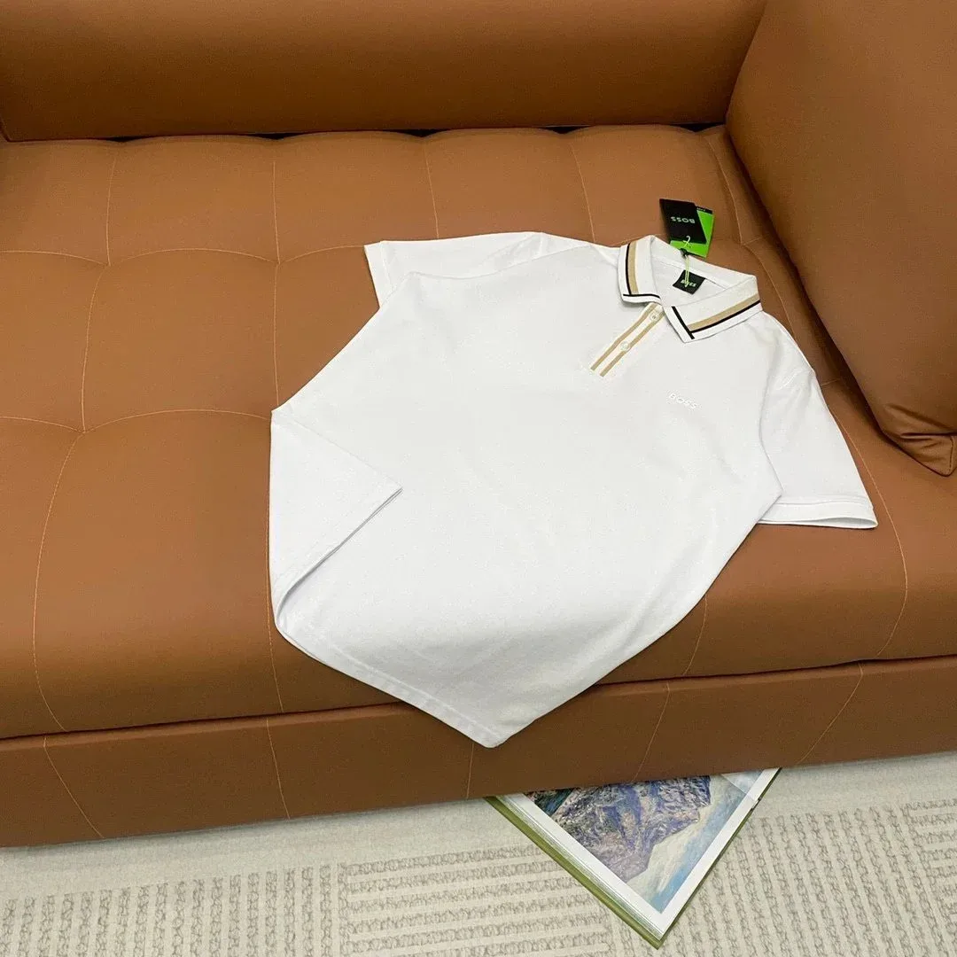 Hugo Boss Hugo Boss White Polo Shirt with Contrast Trim White - 1