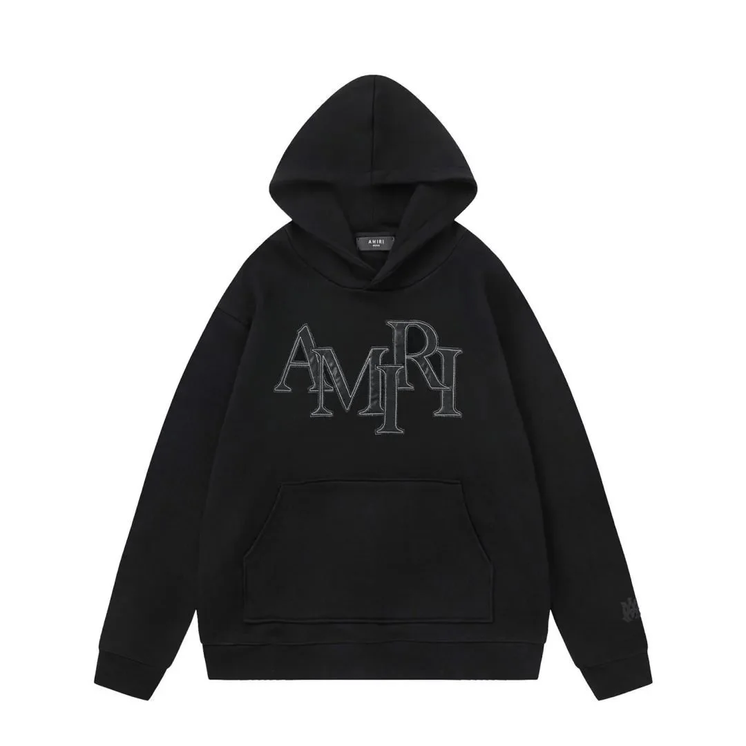 Amiri AMIRI AMIRI Triple Black Hoodie Black - 1
