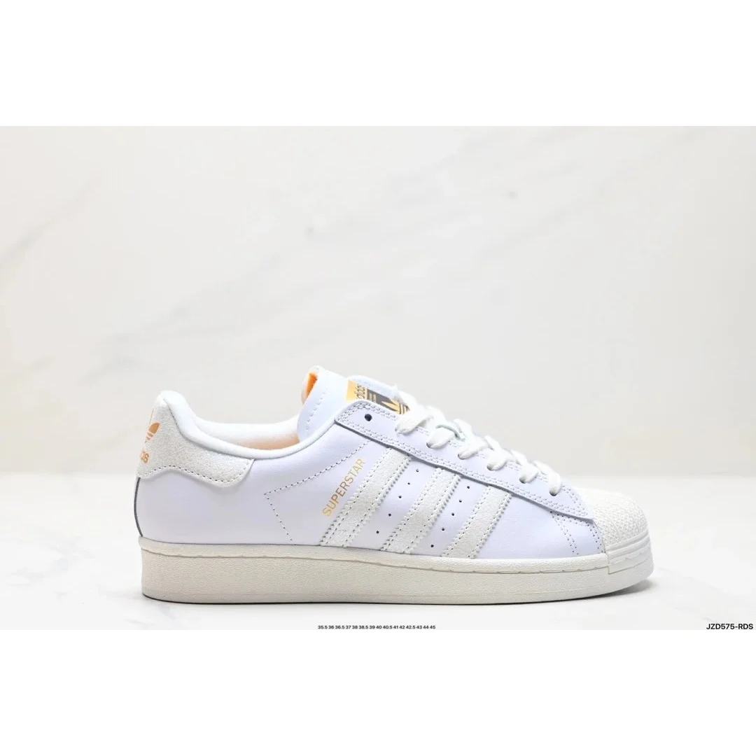 Adidas Adidas Superstar White Gold Sneakers White - 1