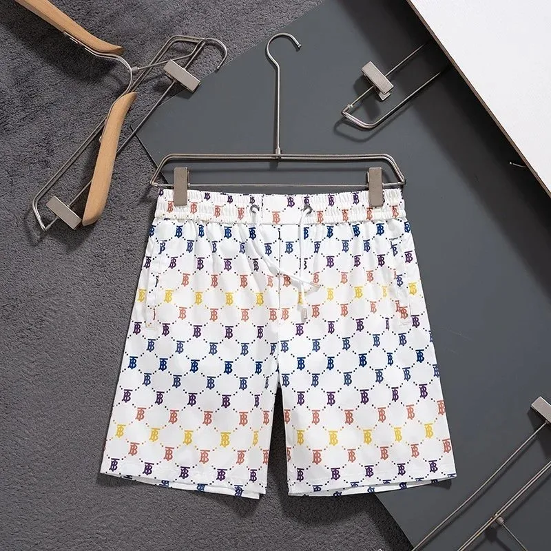 Burberry Burberry TB Monogram Printed Shorts White White