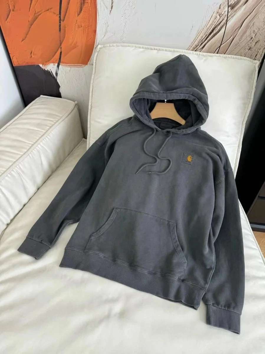Carhartt WIP Carhartt WIP Detroit Dark Grey Hoodie Grey - 1