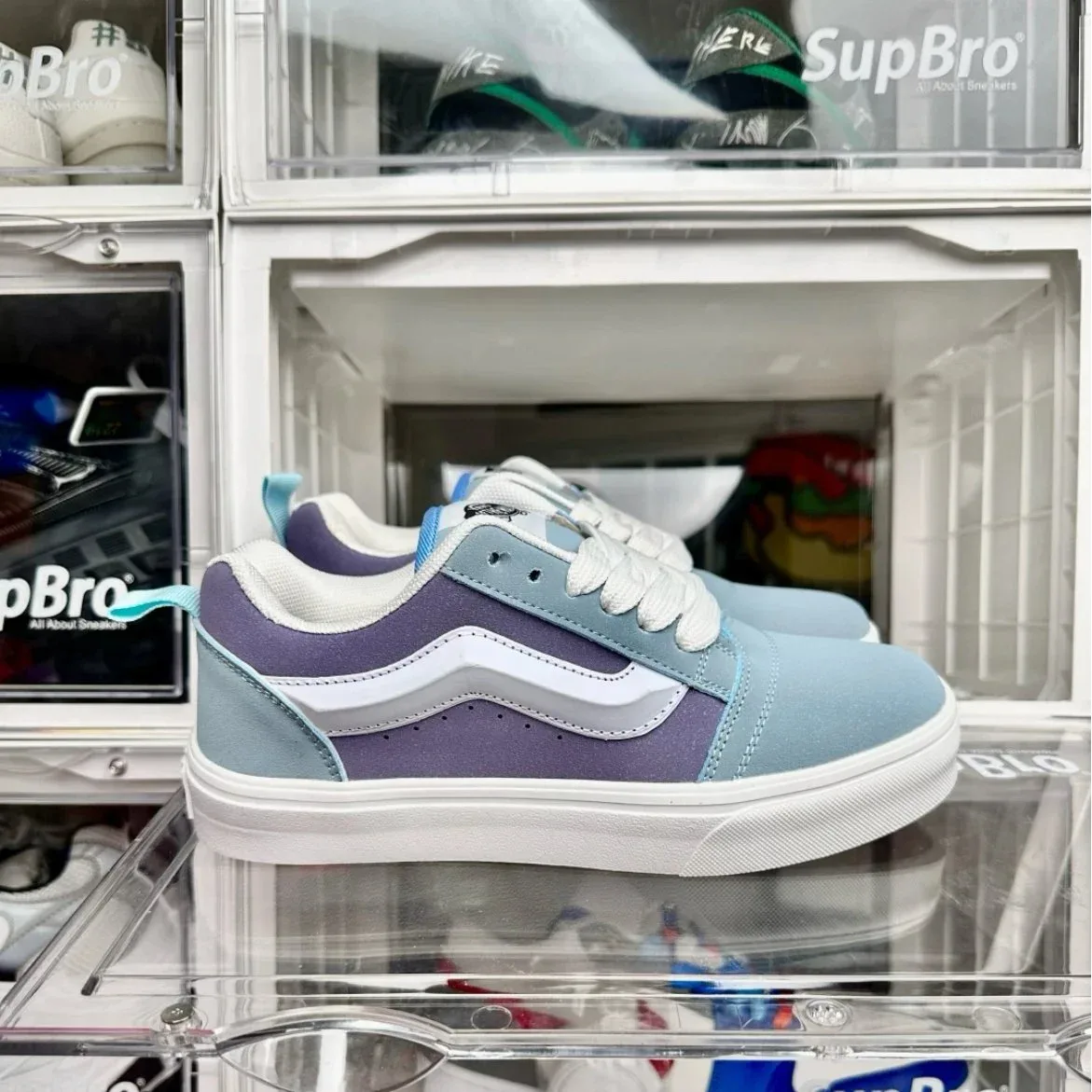 Vans Vans Old Skool Grey Blue Bread Sneakers Grey - 1