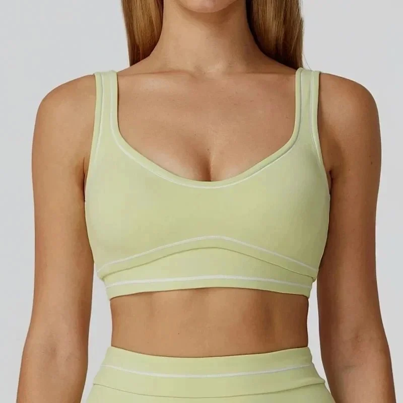 Other Lime Green Sports Bra Green - 1