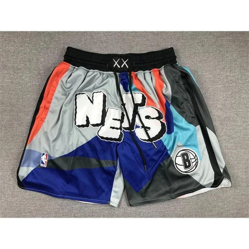 Other NBA Brooklyn Nets Shorts Multicolor Basketball Shorts Multicolor - 1