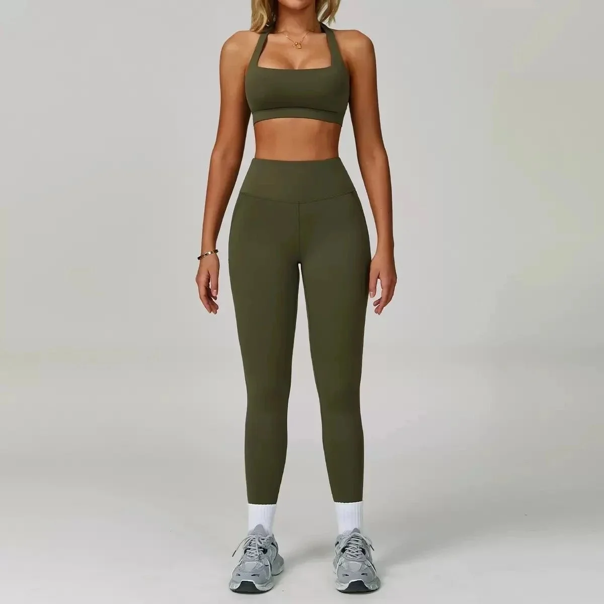 Other Tangle Green Sports Set - Bra + Leggings Green - 1