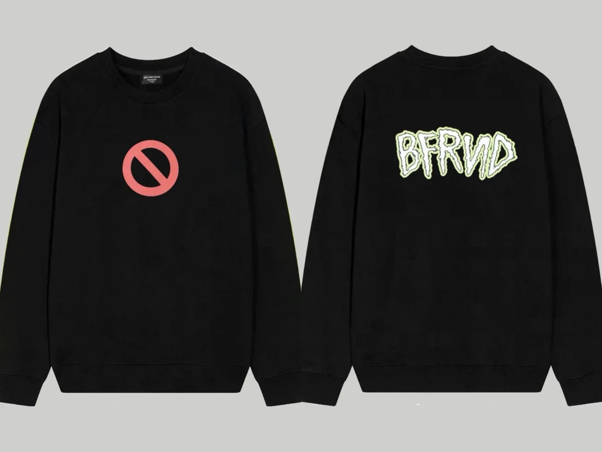 Balenciaga Black BFRVD Crewneck Sweatshirt — Oopbuy Spreadsheet find