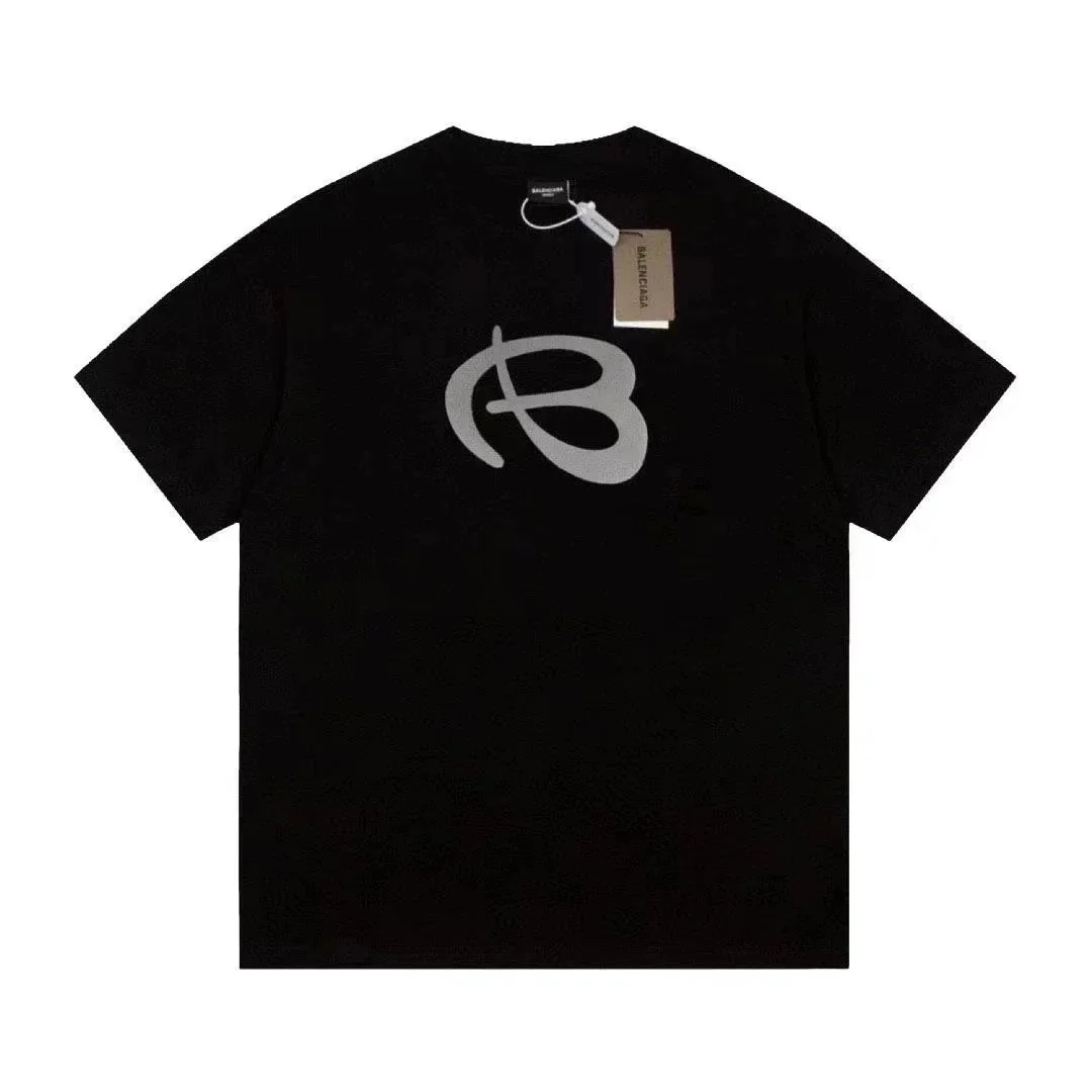 Balenciaga Balenciaga Black/Silver Logo T-Shirt Black