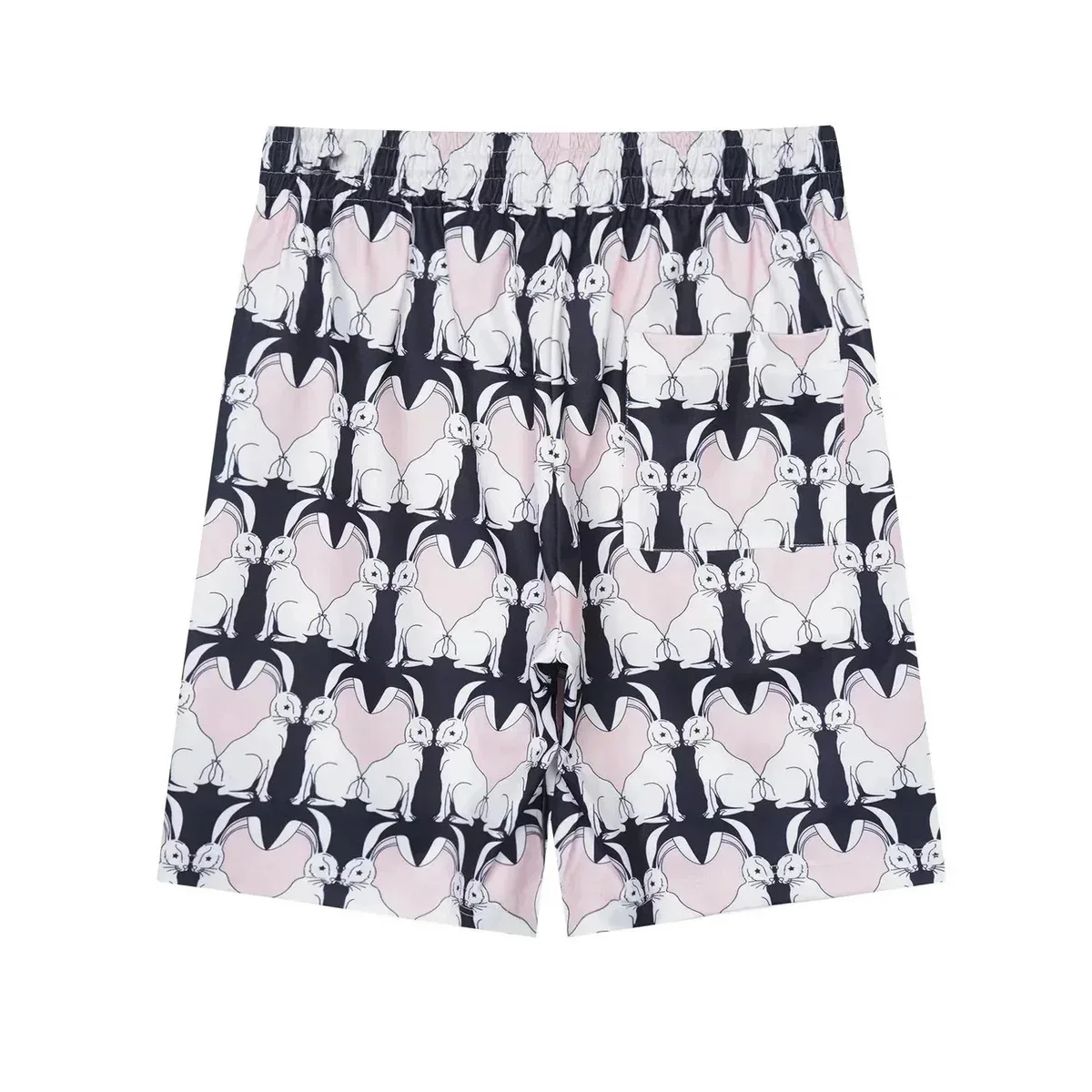 Denim Tears Denim Tears Rabbit & Heart Print Shorts Multicolor - 1