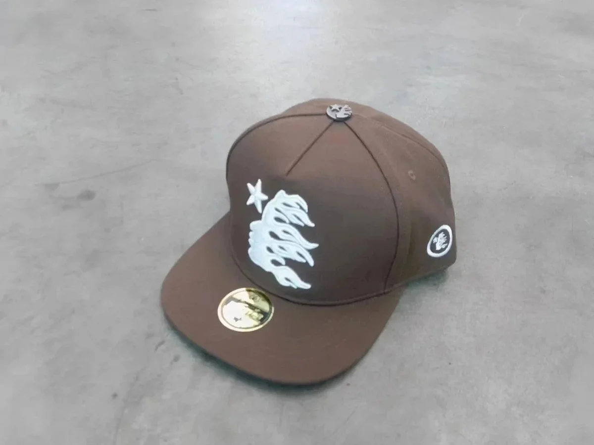 Other Brown H23 Snapback Cap with White Graphic Brown