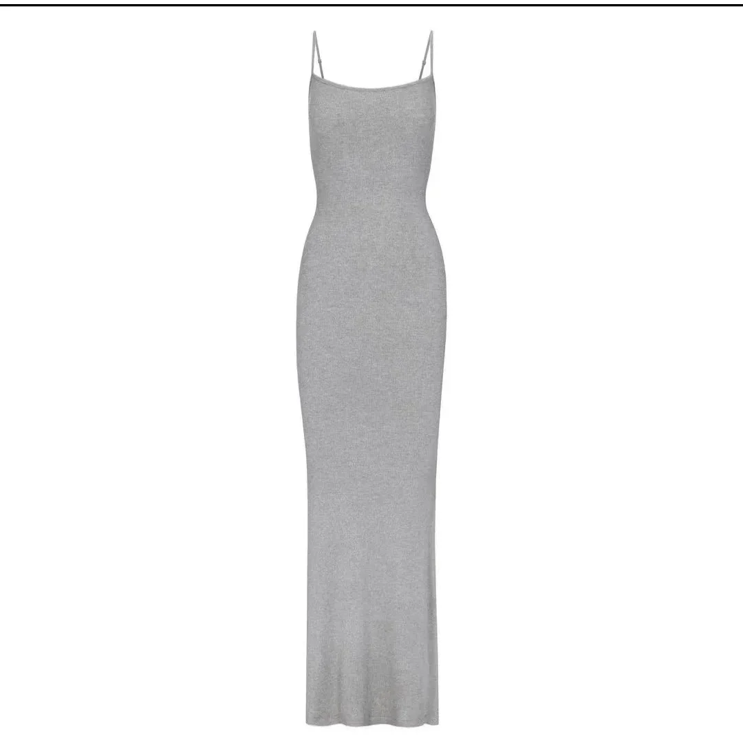 Other Grey Maxi Cami Dress Grey - 1