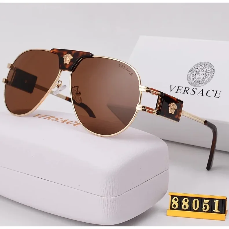 Versace Versace 88051 Medusa Aviator Sunglasses Gold - 1