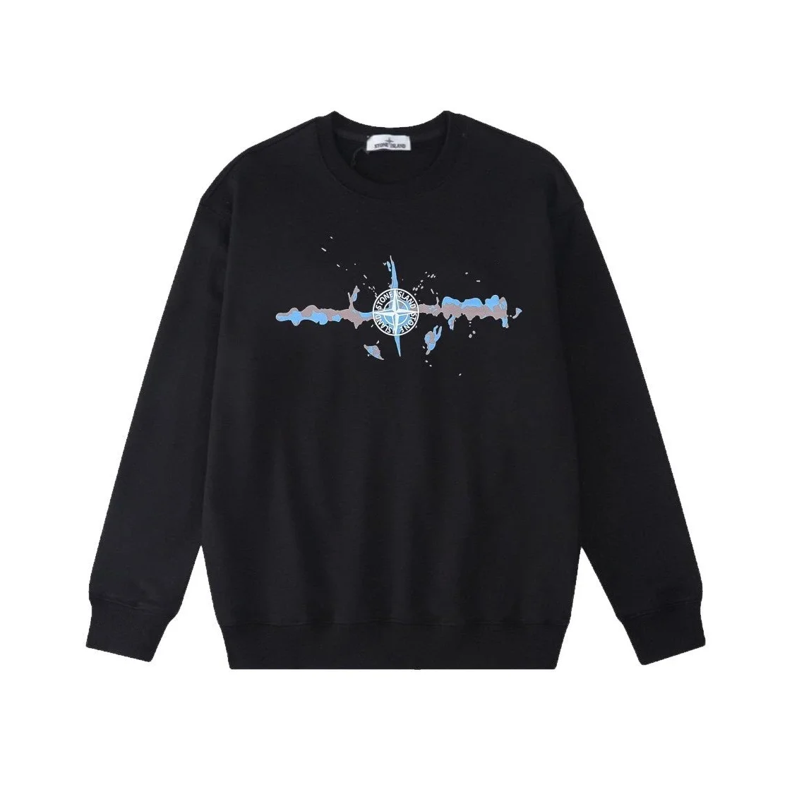 Stone Island 68-15 Compass Black Sweatshirt