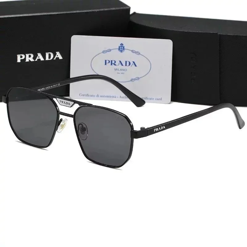 Prada Prada Classic Logo Black Sunglasses Black - 1