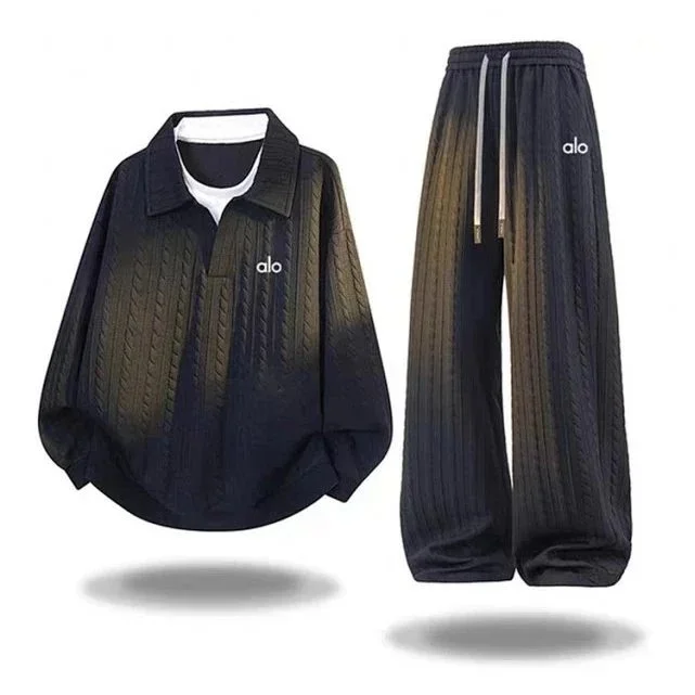 Other Alo Black Gradient Co-ord Set Black - 1