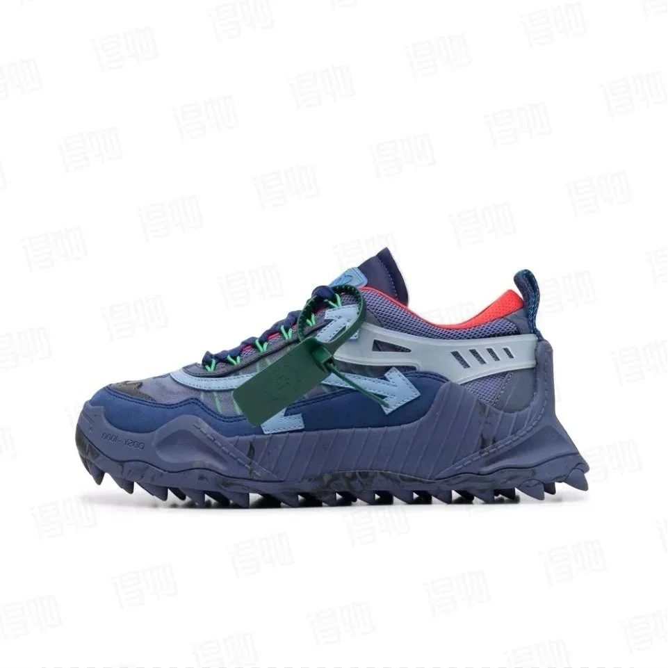 Off-White Off-White OW100 Shooter Dark Blue Sneakers Blue - 1