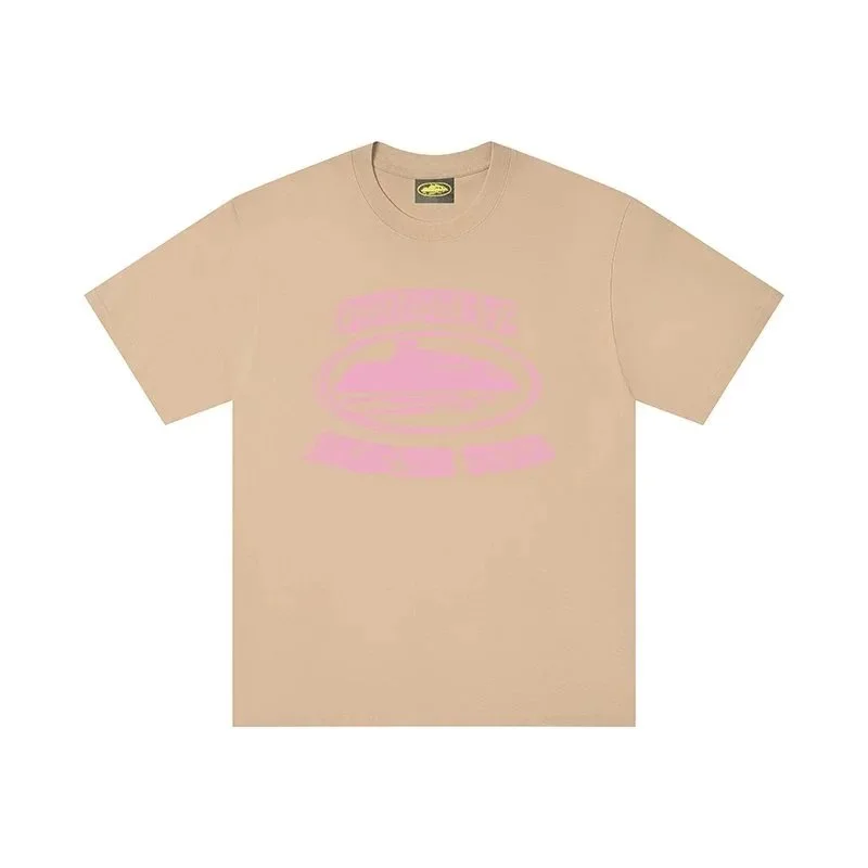Other T-Shirt with Pink Graphic Print Beige Beige - 1