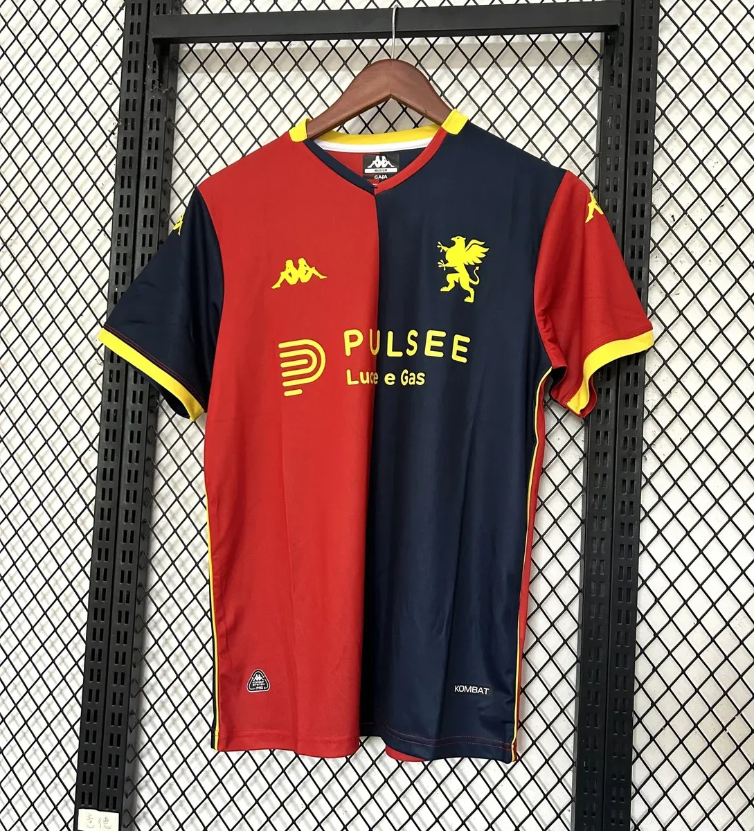 Kappa Kappa 25-26热那亚主 Jersey Red/Blue Soccer Shirt Red - 1