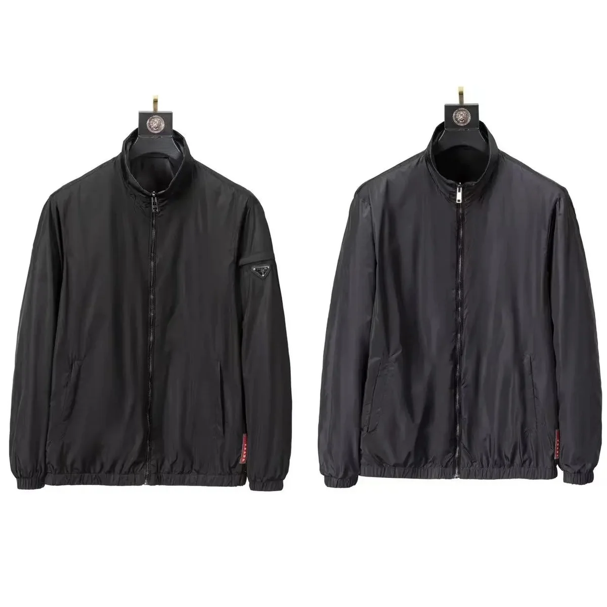 Prada Prada Re-Nylon Black Zip-Up Jacket Black