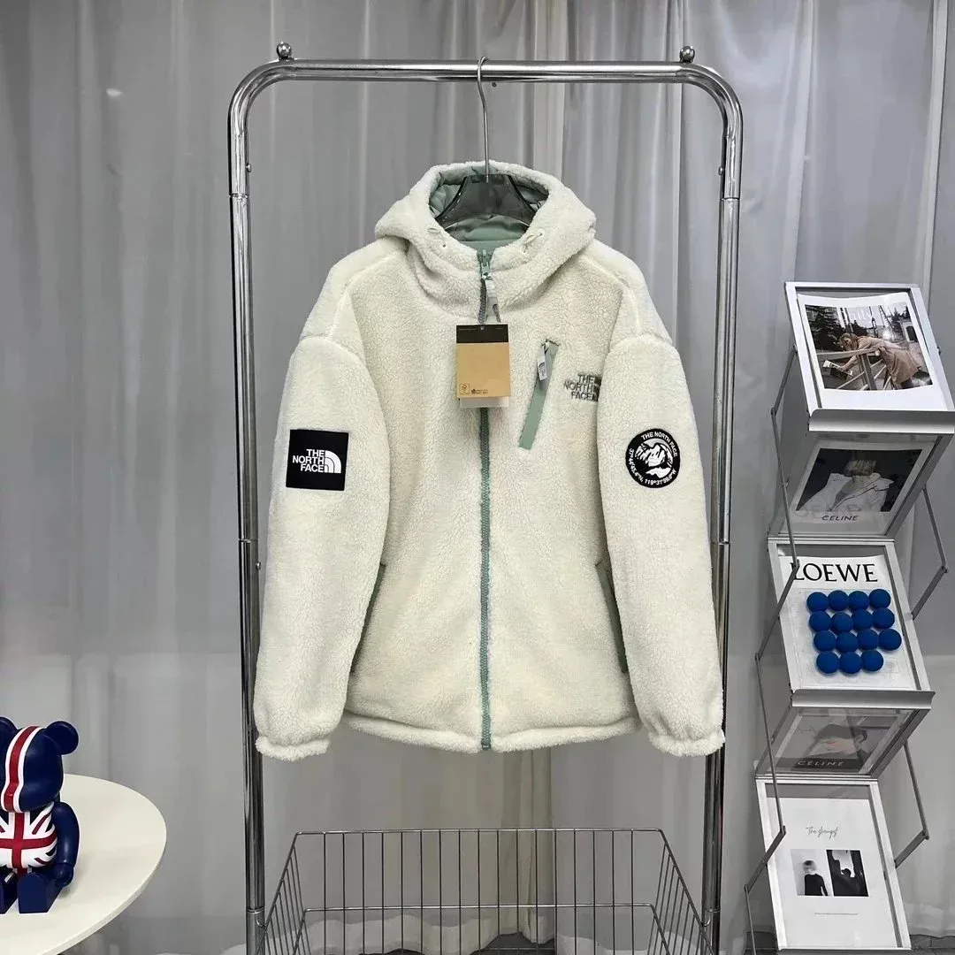 The North Face The North Face Expedition Swirl Hoodie Coat Cream Cream - 1