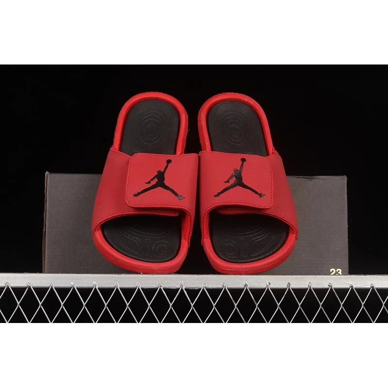 Jordan Air Jordan Jumpman Red Black Slides Red