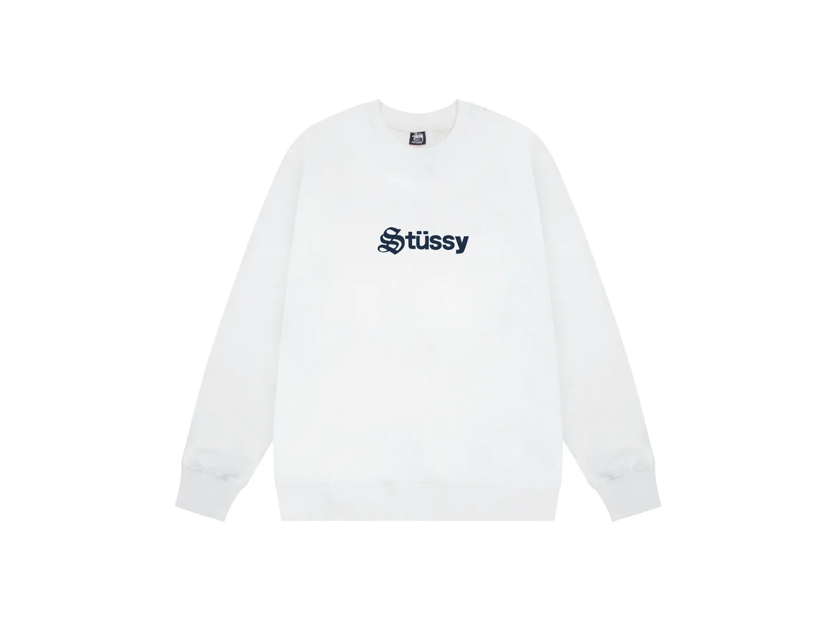 Stussy Stussy Stüssy Crewneck Sweatshirt White White - 1