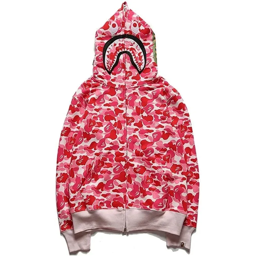 A Bathing Ape A Bathing Ape BAPE STA ABC Camo Pink Camo Hoodie Pink - 1