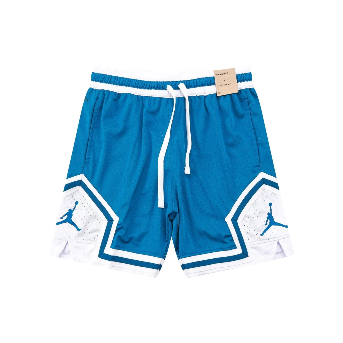 Nike Nike Air Jordan Jumpman Blue White Basketball Shorts Blue - 1