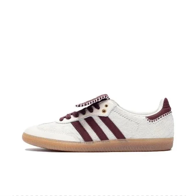 Adidas Adidas Samba IE0586 White Burgundy Striped Sneakers White - 1
