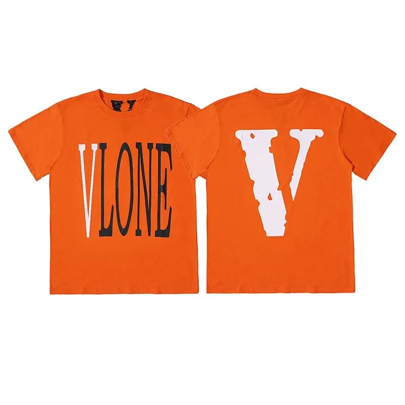 VLONE VLONE V Logo T-Shirt Orange Orange - 1