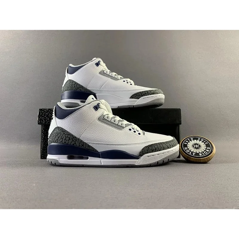 Jordan Air Jordan Air Jordan 3 Holy Kross Sneakers White - 1