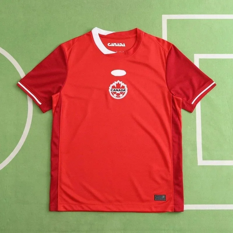 Other Canada Soccer Jersey Red White Short Sleeve Red - 1