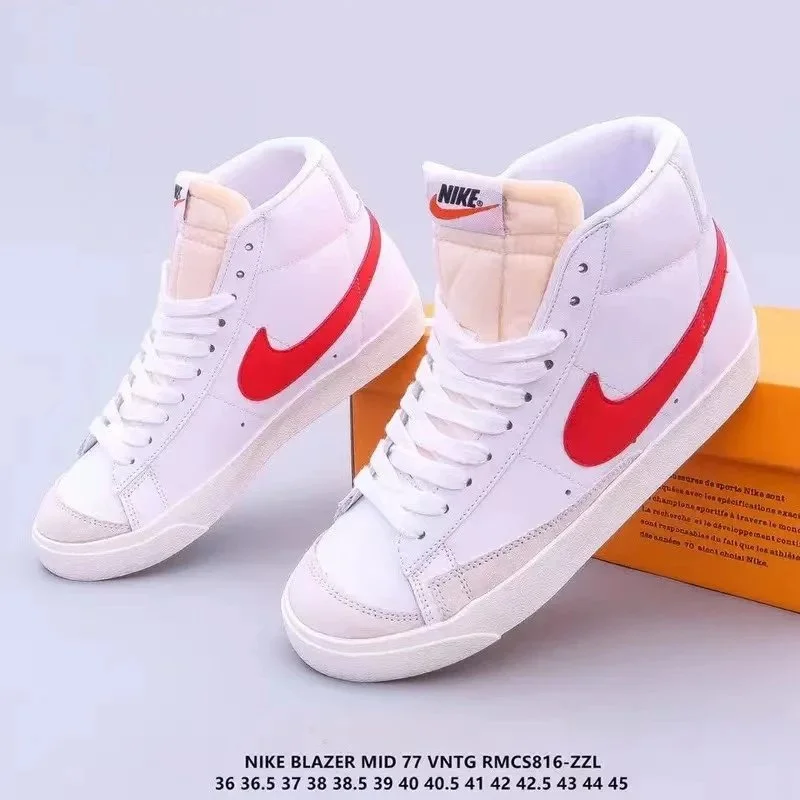 Nike Nike Blazer Mid 77 Vintage White/Red Sneakers White