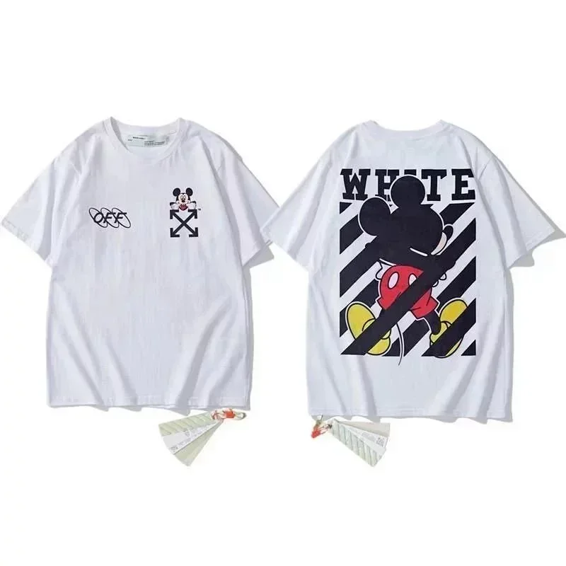 Off-White Off-White OW100 Mickey Mouse White T-Shirt White - 1