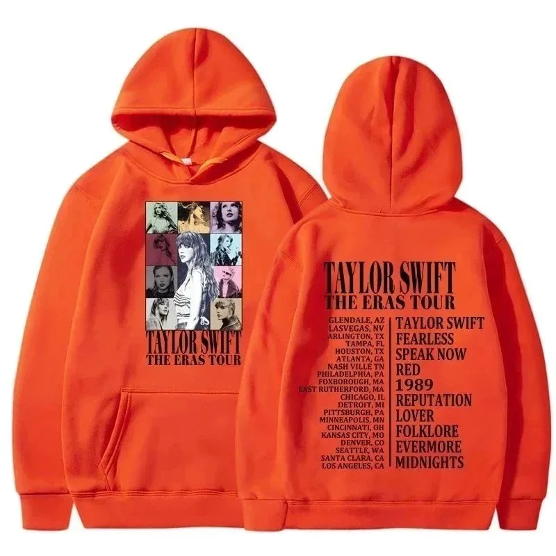 Other Taylor Swift The Eras Tour Orange Hoodie Orange - 1