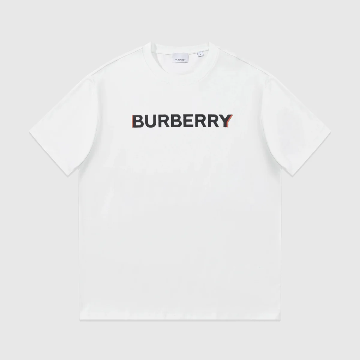 Burberry Burberry White/Black Logo T-Shirt White