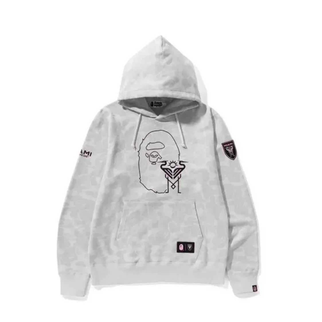 A Bathing Ape A Bathing Ape ABC Camo White Camouflage Hoodie White