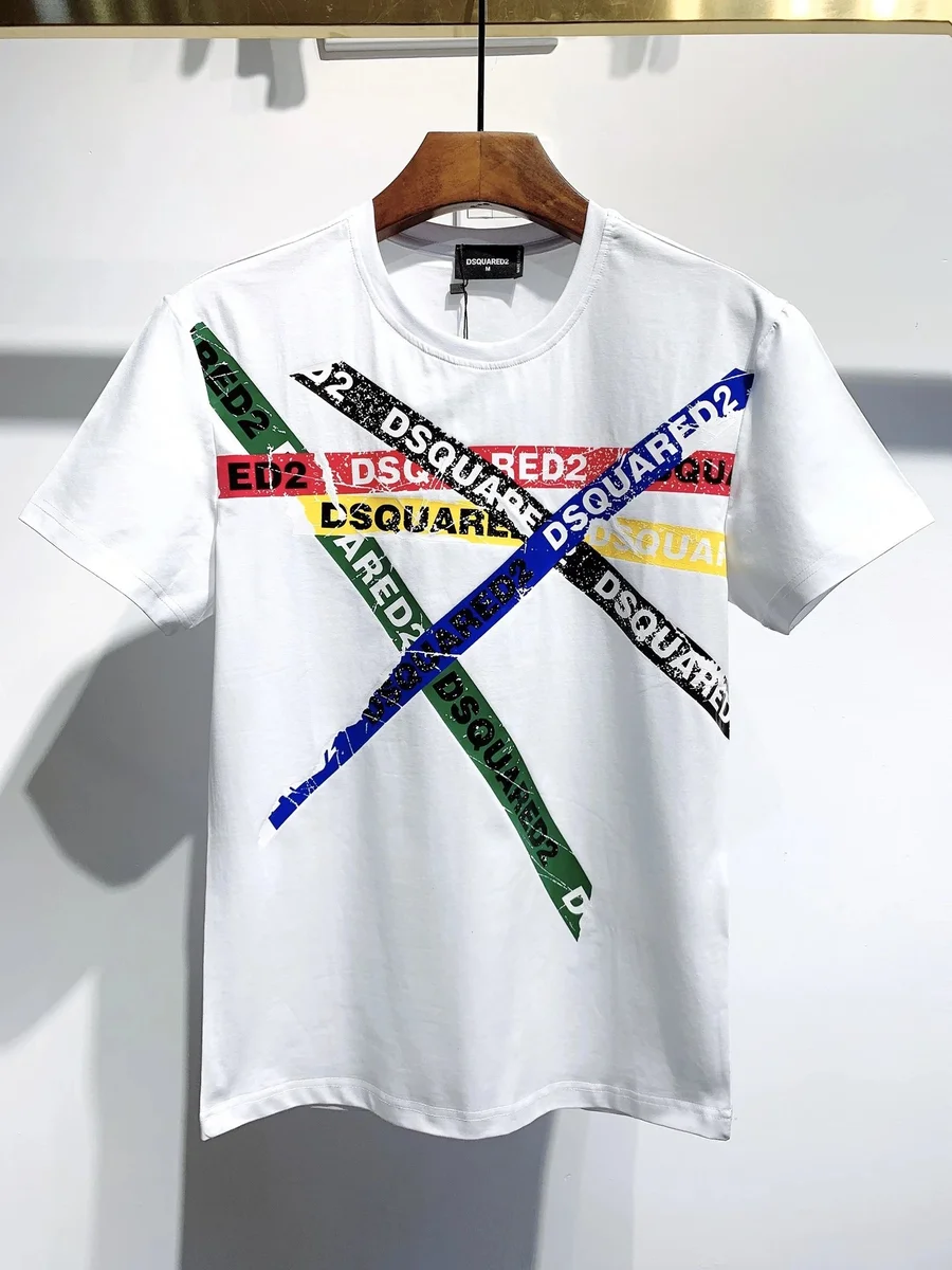 DSQUARED2 DSQUARED2 DSQ2020 White X-Print T-Shirt White - 1