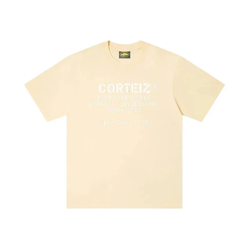 Corteiz Corteiz Rules the World T-Shirt Cream Cream - 1
