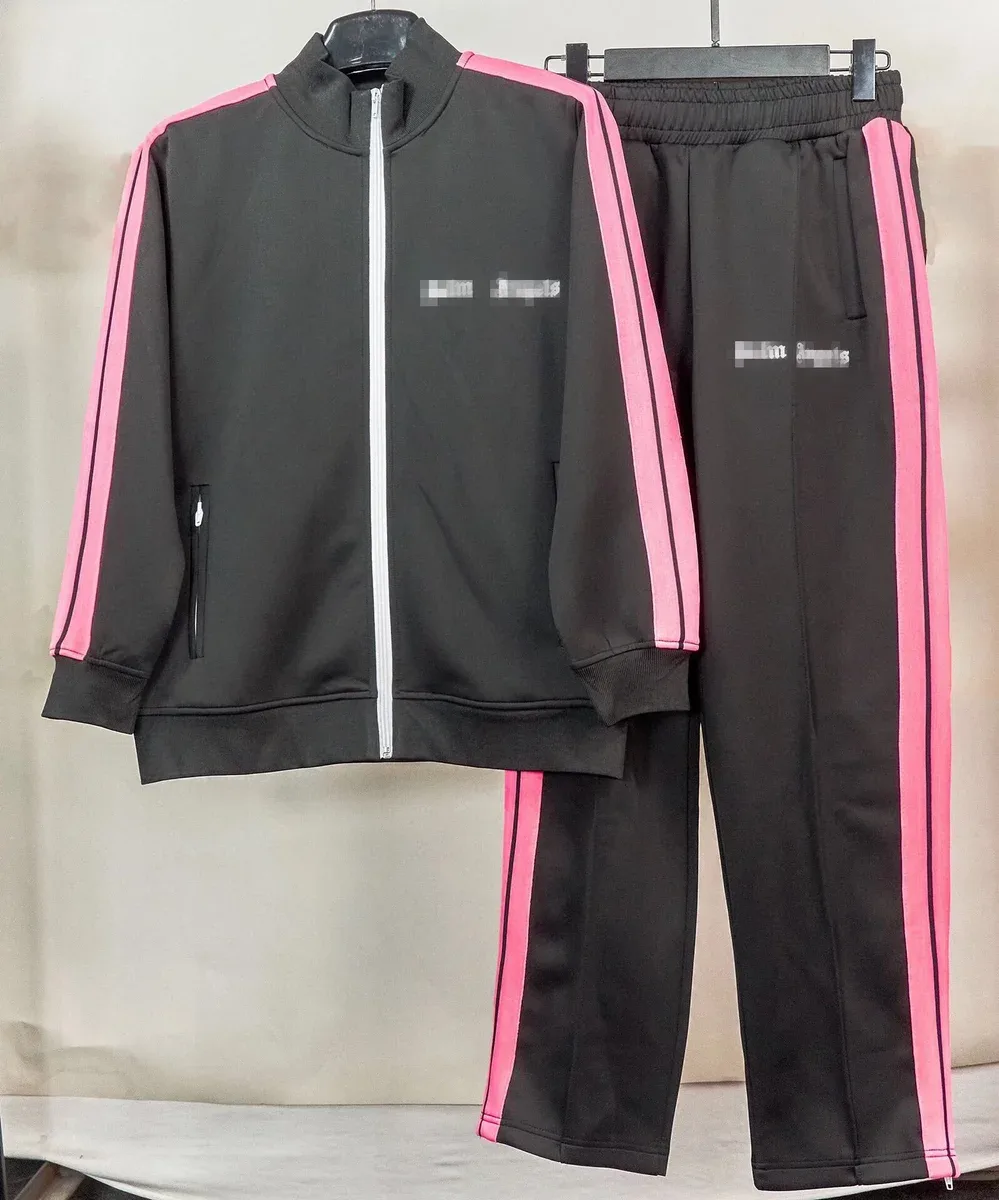 Palm Angels Palm Angels Track Black/Pink Tracksuit Black