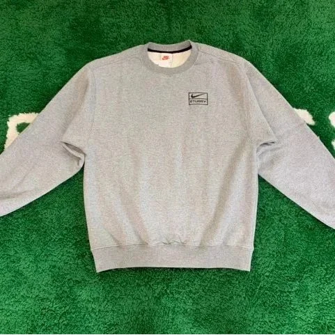 Nike Nike Stadium Heather Grey Sweatshirt Grey