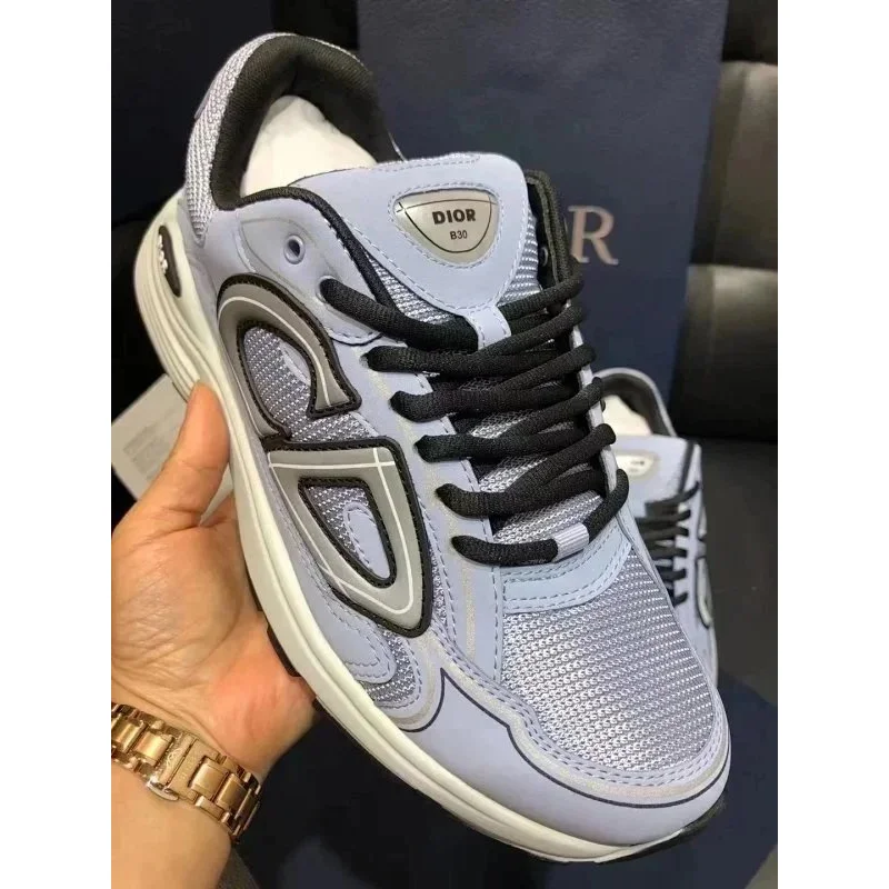 Dior Dior B30 Light Blue/Black Sneakers Blue
